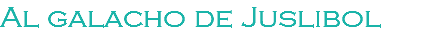 Al galacho de Juslibol